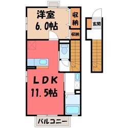 メゾン・ドゥ・ルナの物件間取画像